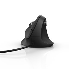 Ožičeni miš EMC-500 ergonomski vertikalno - crno