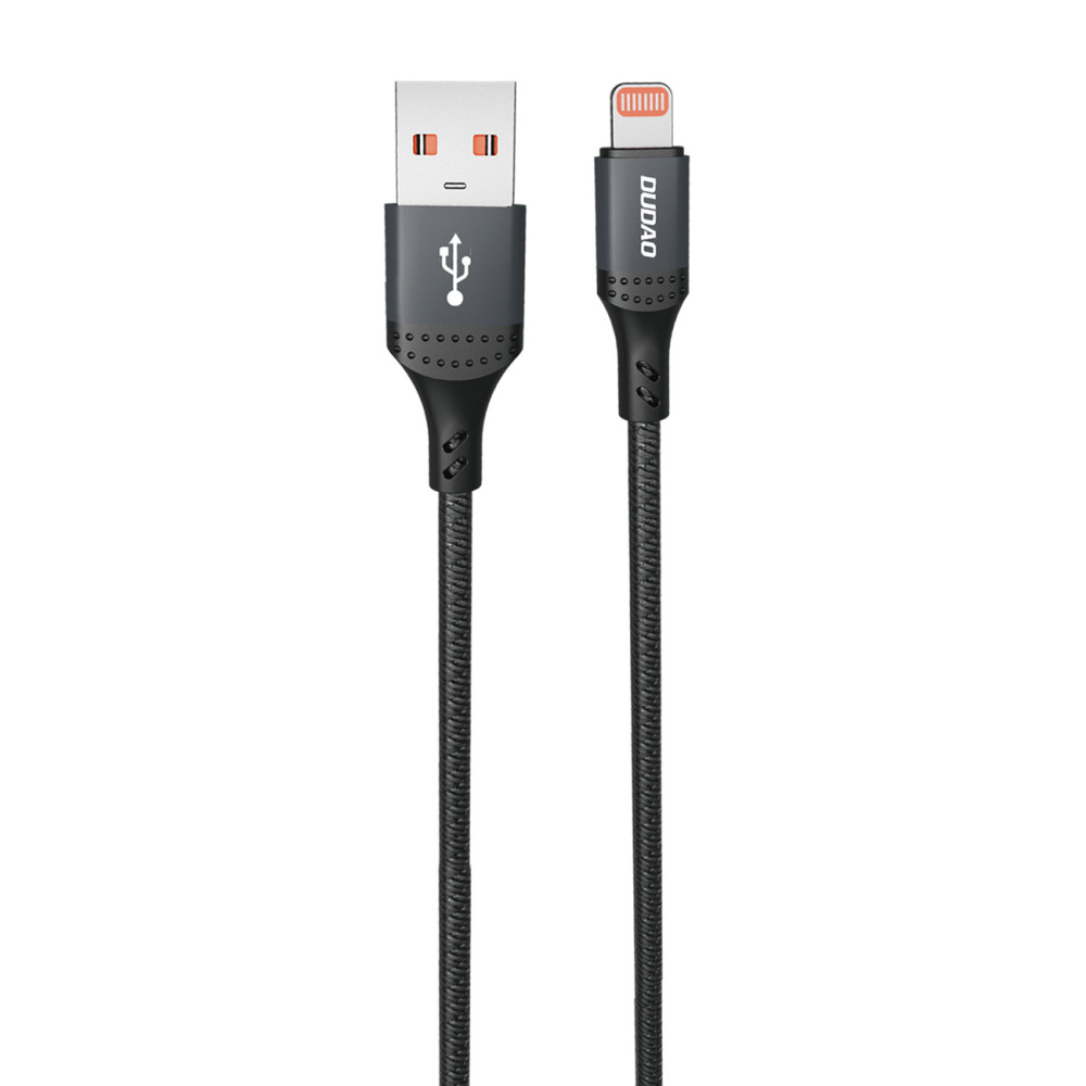 Kabel USB-A-kabel - Iphone Lightning i 3A 30W ... 1.2m - svart