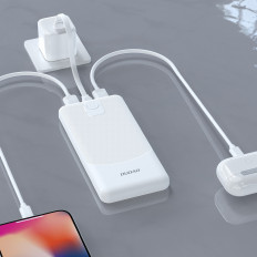 Powerbank K10 10000mAh USB-A 2.4A - Sort