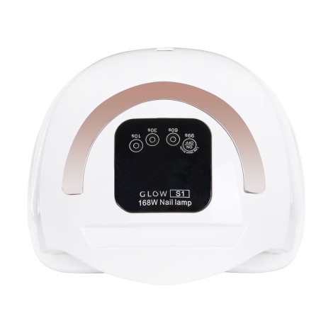 Lámpara de uñas UV DUAL LED GLOW S1 168W ORO — vista superior