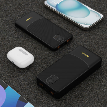 Powerbank K10 10000mAh USB-A 2.4A - Sort