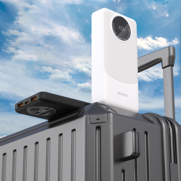 PowerBank K12 10000MAH USB-A USB-C PD22.5W - fehér