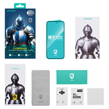 Tempered protective glass Corning Eyecare on iPhone 16 Pro