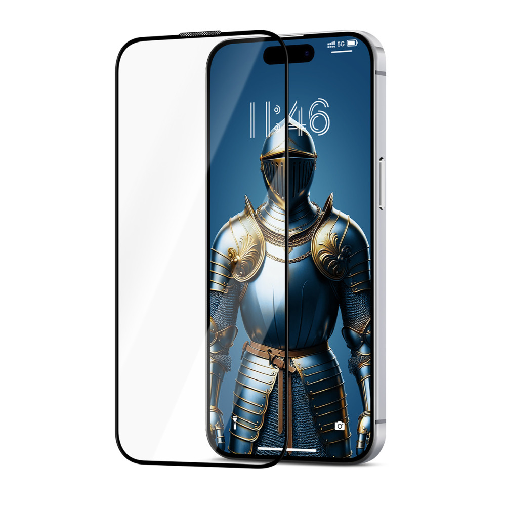 Tempered glass with anti-reflection on iPhone 15/16