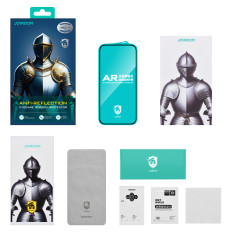 Karastatud klaas anti-peegeldusega iPhone 15 pluss / 16 pluss