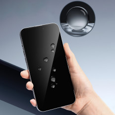 Härdat glas med antireflektion på iPhone 16 Pro Max