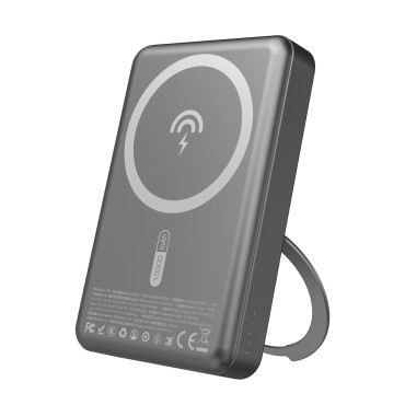 Powerbank K28 10000mAh με Magsafe με μεταλλικό περίβλημα και PD 22.5W - γκρι