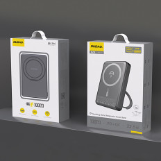Powerbank K28 10000mAh avec Magsafe avec boîtier en métal et PD 22.5W - gris