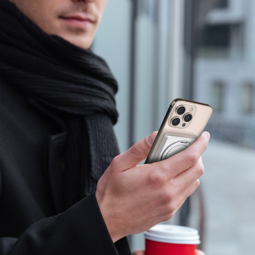 PowerBank K28 10000mAh s magsafe s kovovým pouzdrem a pd 22.5W - šedá