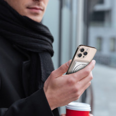 PowerBank K28 10000mAh com Magsafe com caixa de metal e PD 22.5W - Cinza