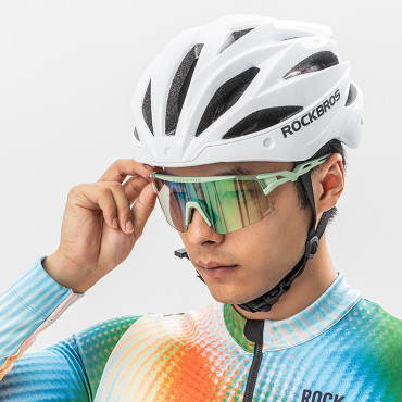 PhotoChomic Bicycle Glasses con filtro UV e inserto correttivo - nero