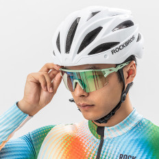 Fotochromische fietsglazen met UV-filter en corrigerende insert - zwart