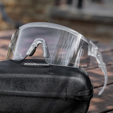 PhotoChomic Bicycle Glasses con filtro UV e inserto correttivo - nero