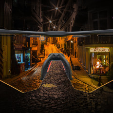 Poliarizuoti dviračių stiklai su UV filtru ir korekciniu įdėklu - violetiniu