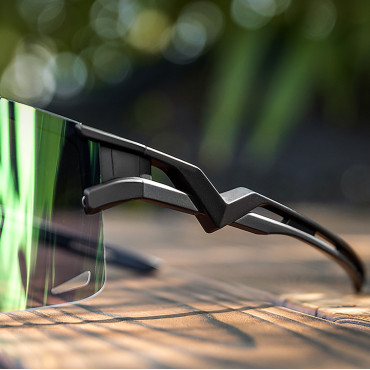 PhotoChomic Bicycle Glasses con filtro UV e inserto correttivo - nero
