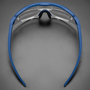 Polariserte sykkelbriller med UV-filter og korrigerende innsats - fiolett