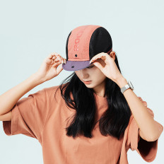 Cappellino per bicicletta in bicicletta con ponte Pod Kask - rosso