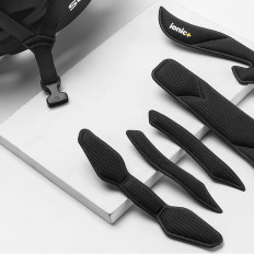 Helma jízdních kol s rychlými odnímatelnými brýlemi s Unisex UV filtr - černá hnědá