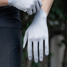 Gants de bicyclettes respirantes Taille complète M - Vert