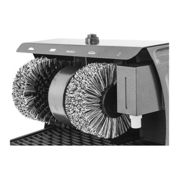 Persona de dispositivo de máquina para limpieza de zapatos Bredeco