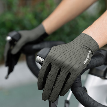 Guantes de bicicleta transpirable tamaño completo XL - Verde