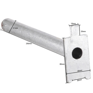 Clé pour bouchons de fût 60L 200L 2" et 3/4" en acier Clé pour bouchons de fût 60L 200L 2" et 3/4" en acier