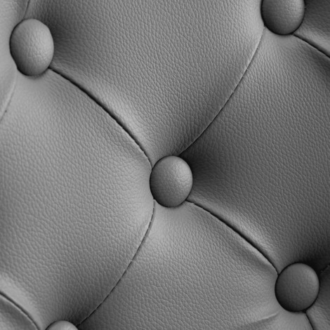 Gabbiano kappersstoel Granda goud grijs — detail oppervlak