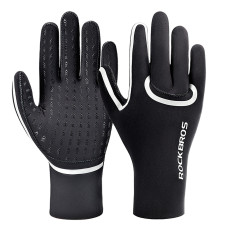 Guantes de bicicleta Tamaño impermeable completo L / XL - Negro