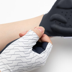 Guantes de ciclismo MTB Tamaño L - Blanco y Negro