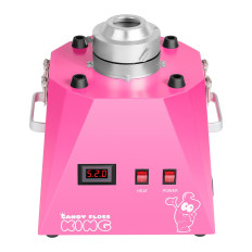 Máquina para azúcar Wat LED Pink 52cm 1030w Royal Catering Rczk-1030-en-acostado