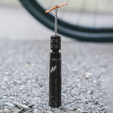 Reparasjonssett for tubeless utrettelige dekk
