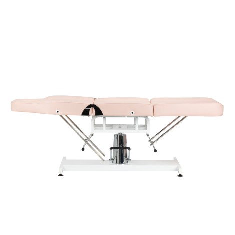 Fauteuil cosmétique hydraulique Basic 210 rose — vue latérale