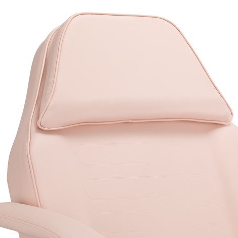 Fauteuil cosmétique hydraulique Basic 210 rose — gros plan dossier