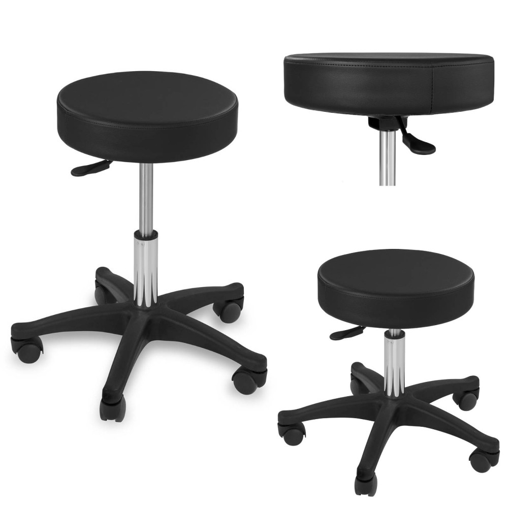 Kozmetický hoker Stools na kolesách Physa Aversa Black