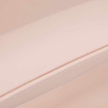 Hydraulische cosmetische stoel Basic 210 roze — detail zitvlak