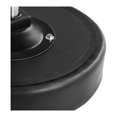 Taburete Hoker Cosmetic Hoker Rotary Sobre Ruedas Physa Aversa negro