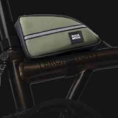 Bolsa de bicicleta triangular no quadro 0.8L - preto