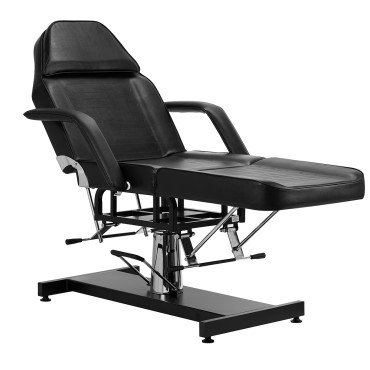 Fauteuil cosmétique hydraulique Basic 210 noir — vue latérale