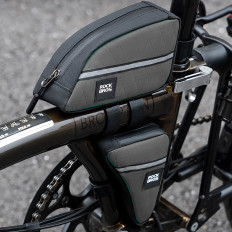 Trojuholníkový bicykel taška na ráme 0,8l - hnedý