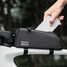 Bolsa de bicicleta fixada no quadro 0.9L - preto