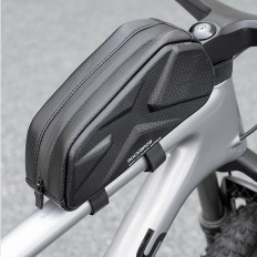 Ot Stiffeded Bicycle Bag vodoodporna na okvir 1.4l - črna