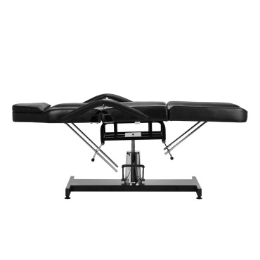Hidraulikus kozmetikai szék Basic 210 fekete — oldalnézet