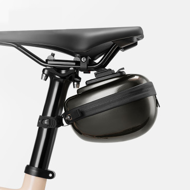 Τσάντα ποδηλάτου άκαμπτο σπάρδα κομμάτι σκληρό κέλυφος 0.4L - Μαύρο