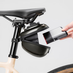 Bicicleta saco rígido semewer trilha duro shell 0.4L - preto