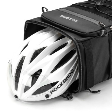 Mochila de bicicleta impermeável com câmara de refrigeração 14L - preto