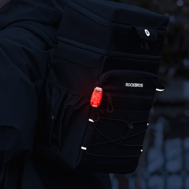 Mochila de bicicleta impermeável com câmara de refrigeração 14L - preto