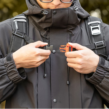 Mochila de bicicleta impermeável com câmara de refrigeração 14L - preto