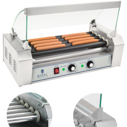 Roller barbecue with roller...