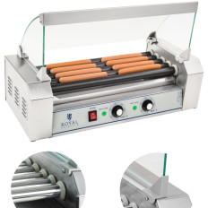 Roller barbecue with roller barbecue grill with teflon rollers 5T