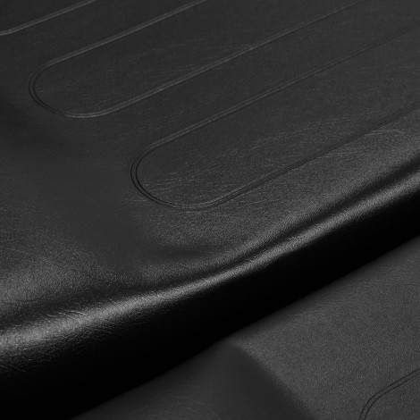 Fauteuil cosmétique hydraulique Basic 210 noir — gros plan assise
